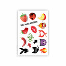 Cartela De Tatuagens Sexy Tattoo Vai Malandra Sedux