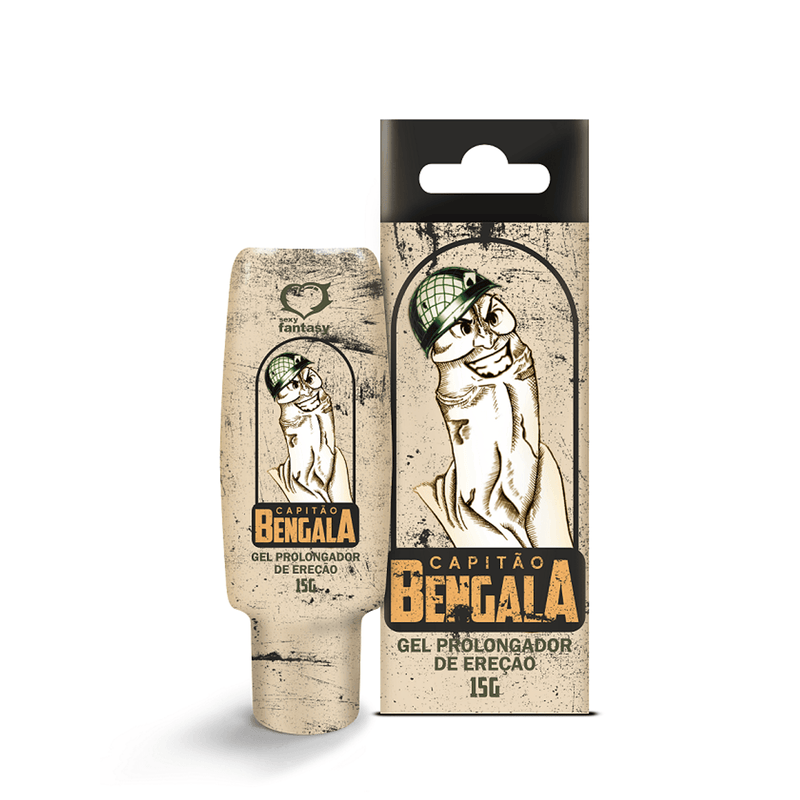 Prolongador De Ereção Capitão Bengala 15g Sexy Fantasy